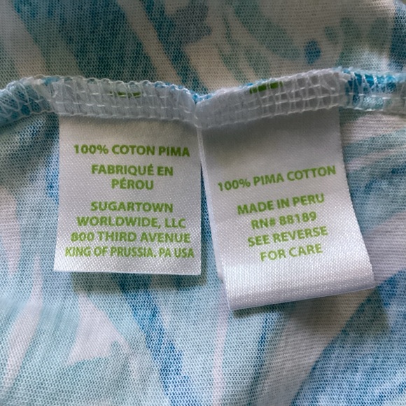 Lilly Pulitzer Women’s Windward Dress Blue Sea Ruffles Size XS - Picture 6 of 8